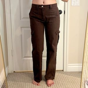 Finesse Brown Coco Cargo Pant